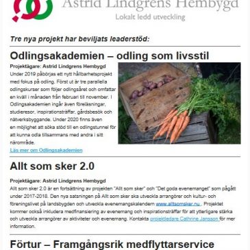 Nyhetsbrev december