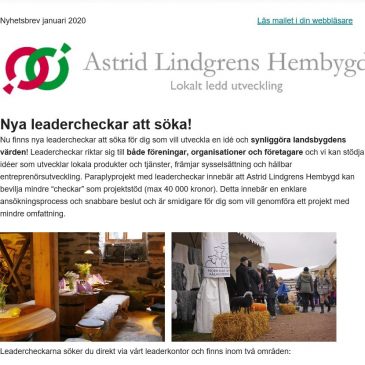 Nyhetsbrev januari 2020