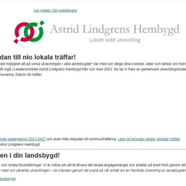 Nyhetsbrev mars 2021