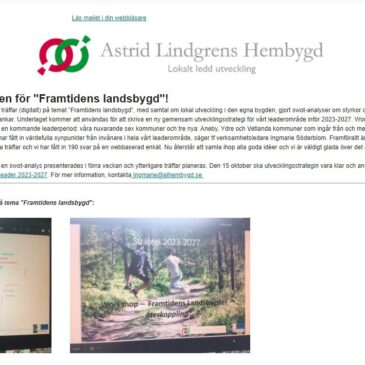 Nyhetsbrev maj 2021