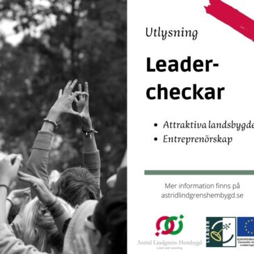 Utlysning av Leader-checkar